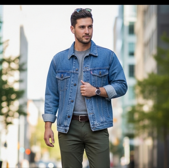 Men's Jean Jacket - Picture 2 of 16